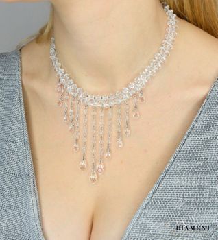 Naszyjnik z Kryształami Swarovskiego  NR 480 wykonana ze srebra próby 925 oraz ekskluzywnych kryształów Swarovski®  (7).JPG